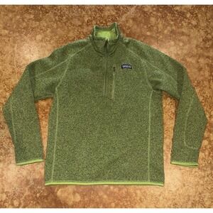 Patagonia Better Sweater Pullover Quarter Zip Fleece Jacket Mens Size Small